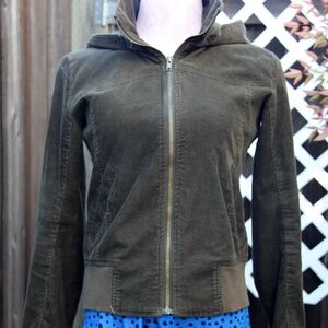 Bella Swan Twilight New Moon Olive Green Corduroy Jacket